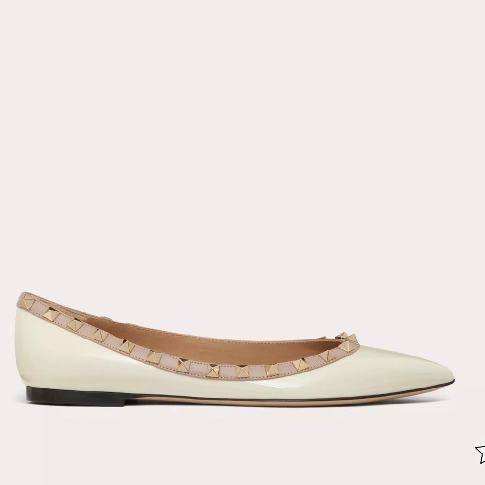 Valentino Rock Stud Ballet Flat Shoe